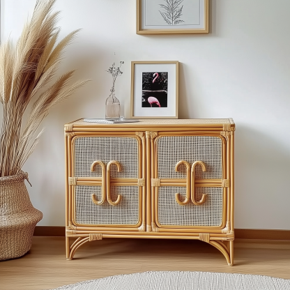 New Chinese-style solid wood sideboard, Wujin wood entrance cabinet, modern Chinese-style wall-mounted storage cabinet, side cabinet, decorative storage cabinet - Image 10