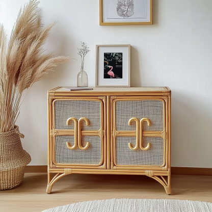 New Chinese-style solid wood sideboard, Wujin wood entrance cabinet, modern Chinese-style wall-mounted storage cabinet, side cabinet, decorative storage cabinet - Image 7