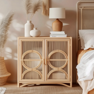 Wicker storage racks, organizing living room sofas, bedroom tables, small corner cabinets, multi-layered pure handcrafted real wicker