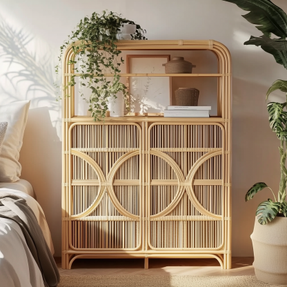 Solid wood combination bookcase, modern and simple storage cabinet for study, ash wood glass cabinet, household floor-standing cabinet - Image 7