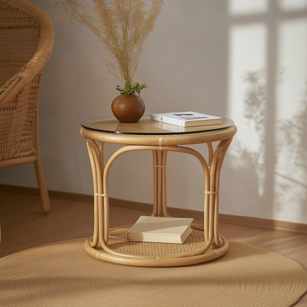 Balcony, tea table and chair combination, living room, small-sized household tea table, leisure tea table, tea table storage - 图片 6