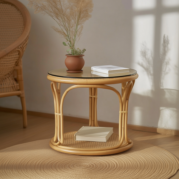 Balcony, tea table and chair combination, living room, small-sized household tea table, leisure tea table, tea table storage - 图片 3
