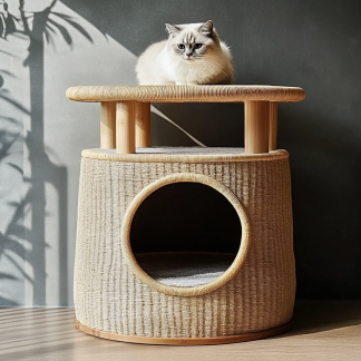 Doghouse, summer coolhouse, rattan doghouse and cathouse, four-season universal dog house, dog bed, large, medium and small doghouse, cat coolhouse