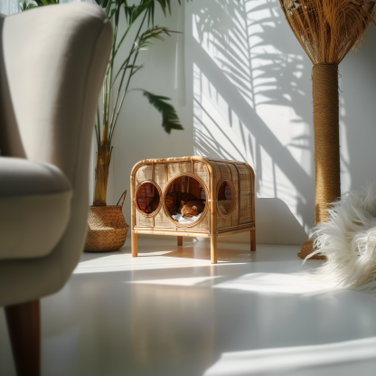 Old-fashioned classic full real rattan sofa, single and triple rattan chair, rattan wood sofa, office rattan chair, imitation retro rattan woven sofa - Image 7