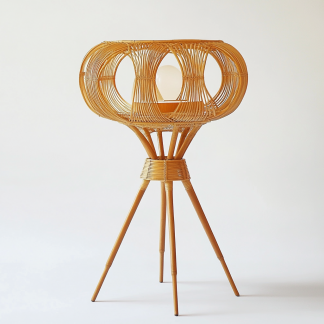 Handmade home furnishings, indoor balconies, homestays, bedside clothes display racks, entrance hall floor lamps, tea room Chinese-style decorations