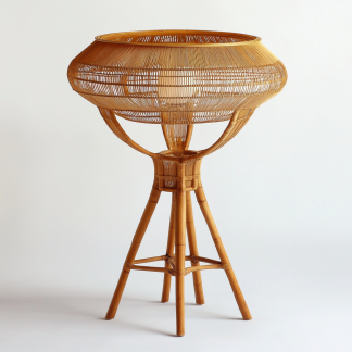 Handmade home furnishings, indoor balconies, homestays, bedside clothes display racks, entrance hall floor lamps, tea room Chinese-style decorations