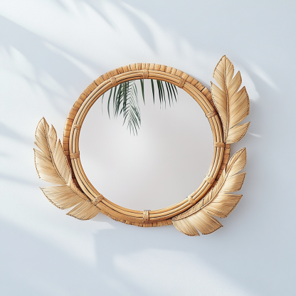 Chinese-style retro makeup mirror, French bedroom mirror with light, smart anti-fog wall-mounted mirror, water drop bathroom mirror - Image 7