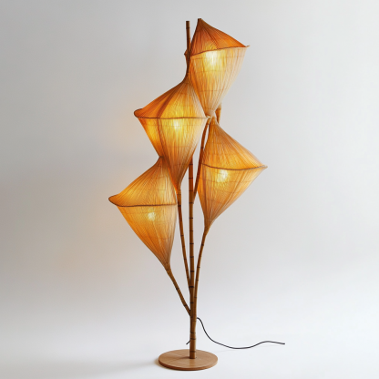 Corridor designer, entrance hall floor lamp, niche tea room, personalized decorative items, retro style - Image 2