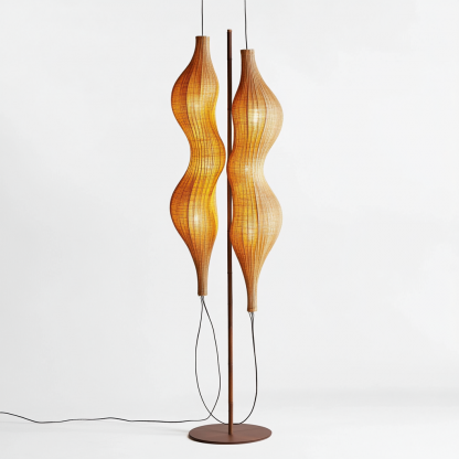 Corridor designer, entrance hall floor lamp, niche tea room, personalized decorative items, retro style - Image 7