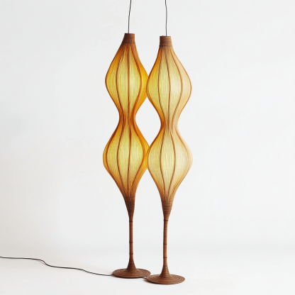 Corridor designer, entrance hall floor lamp, niche tea room, personalized decorative items, retro style - Image 8