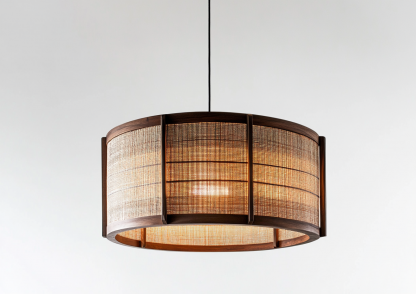 New Chinese-style Zen-inspired tea room lamp, creative and personalized three-head dining room lamp, branch lamp, bamboo woven chandelier - Image 3