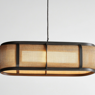 New Chinese-style rattan lamps, personalized and creative restaurant, homestay bar table lamps, Zen tea room rattan chandeliers