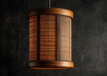 New Chinese-style Zen-inspired tea room lamp, creative and personalized three-head dining room lamp, branch lamp, bamboo woven chandelier - Image 7