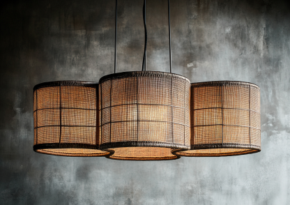 New Chinese-style rattan lamps, personalized and creative restaurant, homestay bar table lamps, Zen tea room rattan chandeliers - Image 5