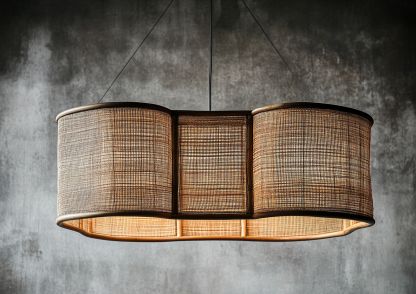 New Chinese-style rattan lamps, personalized and creative restaurant, homestay bar table lamps, Zen tea room rattan chandeliers - Image 3