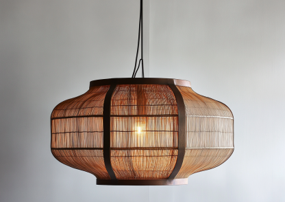Wabi-sabi style rattan dining room chandelier, living room and bedroom bedside lamp, modern, simple, light luxury and high-end standing table lamp - Image 9