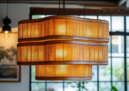 Creative lamps, Southeast Asian restaurant chandeliers, rattan inns, tea houses, bar counters, tatami MATS, bedroom creative bamboo weaving lamps - Image 8