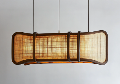Wabi-sabi style rattan dining room chandelier, living room and bedroom bedside lamp, modern, simple, light luxury and high-end standing table lamp - Image 6