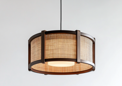 New Chinese-style Zen-inspired tea room lamp, creative and personalized three-head dining room lamp, branch lamp, bamboo woven chandelier - Image 9