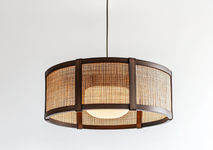 New Chinese-style Zen-inspired tea room lamp, creative and personalized three-head dining room lamp, branch lamp, bamboo woven chandelier - Image 8