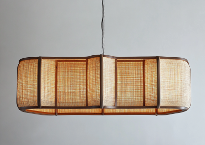 Nordic restaurant chandeliers, Japanese solid wood tatami, tea room study, hotel private room, log style homestay bedroom lamps - Image 3