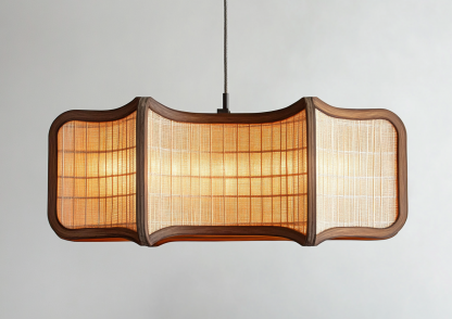 Nordic restaurant chandeliers, Japanese solid wood tatami, tea room study, hotel private room, log style homestay bedroom lamps - Image 2