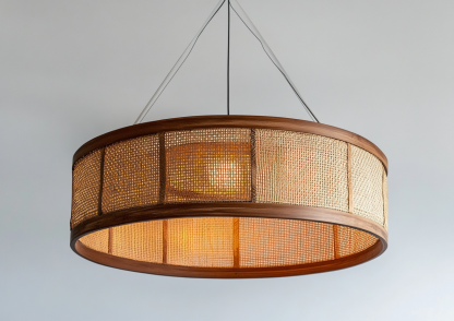 Restaurant chandelier, Japanese wabi-sabi style, homestay tea room bar table lamp, creative and individual designer bedroom bamboo weaving lamp - Image 7