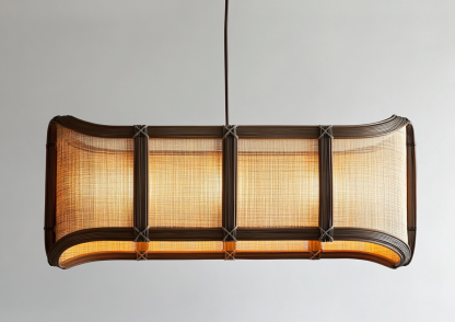 Nordic restaurant chandeliers, Japanese solid wood tatami, tea room study, hotel private room, log style homestay bedroom lamps - Image 9