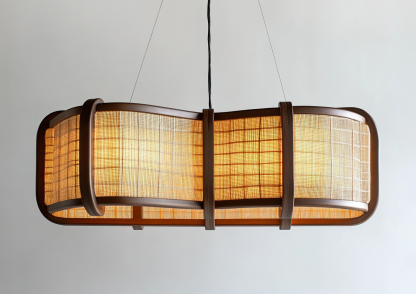 Nordic restaurant chandeliers, Japanese solid wood tatami, tea room study, hotel private room, log style homestay bedroom lamps - Image 6
