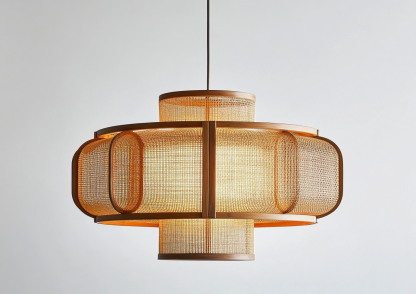 Hemp rope chandelier, wabi-sabi style living room, homestay, hotel lobby, Southeast Asian Japanese hand-woven restaurant chandelier - Image 5