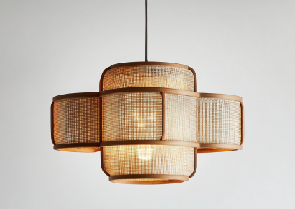 Hemp rope chandelier, wabi-sabi style living room, homestay, hotel lobby, Southeast Asian Japanese hand-woven restaurant chandelier - Image 4