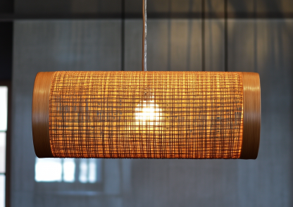 Japanese wabi-sabi restaurant chandelier, simple hot pot restaurant booth tea room lamp, dining shop fabric coffee shop bar table lamp - Image 4