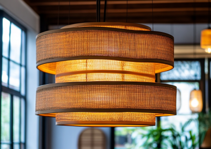 Wabi-sabi style rattan chandelier for living room, dining room, bedroom, study, tea room, homestay and hotel decoration - Image 3