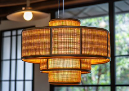 Creative lamps, Southeast Asian restaurant chandeliers, rattan inns, tea houses, bar counters, tatami MATS, bedroom creative bamboo weaving lamps - Image 4
