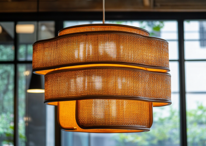 Wabi-sabi style rattan chandelier for living room, dining room, bedroom, study, tea room, homestay and hotel decoration - Image 6