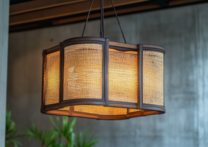 Chinese-style solid wood chandelier, wooden wabi-sabi style dining table, study, tea room, retro guesthouse, Japanese lamps - Image 6