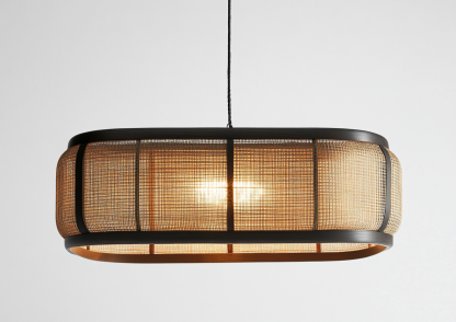New Chinese-style rattan lamps, personalized and creative restaurant, homestay bar table lamps, Zen tea room rattan chandeliers - Image 9