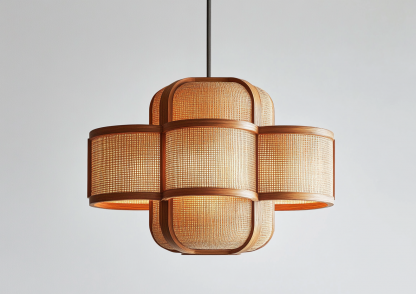 Hemp rope chandelier, wabi-sabi style living room, homestay, hotel lobby, Southeast Asian Japanese hand-woven restaurant chandelier - Image 7