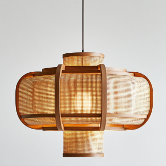 Hemp rope chandelier, wabi-sabi style living room, homestay, hotel lobby, Southeast Asian Japanese hand-woven restaurant chandelier