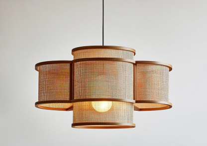 Nordic restaurant chandeliers, Japanese solid wood tatami, tea room study, hotel private room, log style homestay bedroom lamps - Image 7