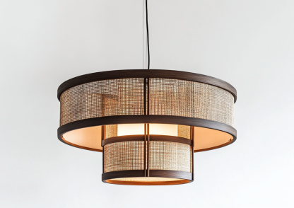 Wabi-sabi style rattan dining room chandelier, living room and bedroom bedside lamp, modern, simple, light luxury and high-end standing table lamp - Image 6