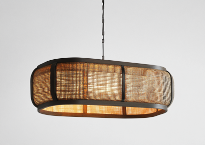 Wabi-sabi style rattan dining room chandelier, living room and bedroom bedside lamp, modern, simple, light luxury and high-end standing table lamp - Image 5