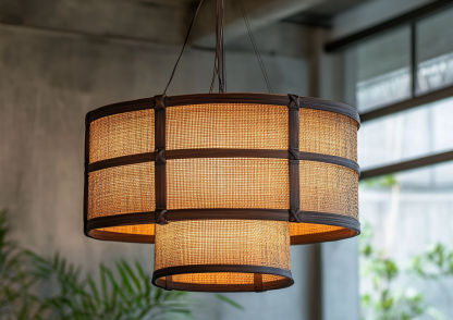 New Chinese-style living room, dining room, bedroom, study, chandelier, hotel private room, Chinese-style Zen-inspired tea room, retro fabric lamps - Image 8