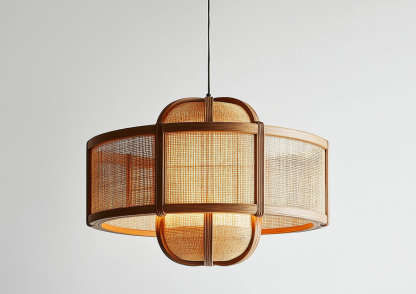 Nordic restaurant chandeliers, Japanese solid wood tatami, tea room study, hotel private room, log style homestay bedroom lamps - Image 5