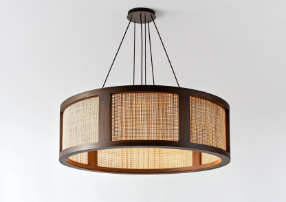 New Chinese-style rattan lamps, personalized and creative restaurant, homestay bar table lamps, Zen tea room rattan chandeliers - Image 2