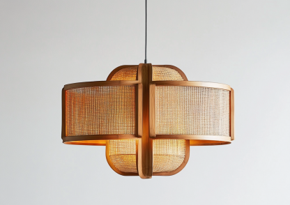 Hemp rope chandelier, wabi-sabi style living room, homestay, hotel lobby, Southeast Asian Japanese hand-woven restaurant chandelier - Image 5