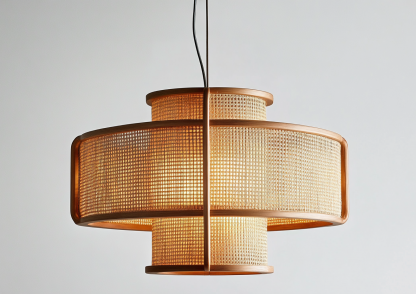 Hemp rope chandelier, wabi-sabi style living room, homestay, hotel lobby, Southeast Asian Japanese hand-woven restaurant chandelier - Image 4