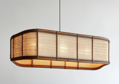 Wabi-sabi style rattan dining room chandelier, living room and bedroom bedside lamp, modern, simple, light luxury and high-end standing table lamp - Image 5