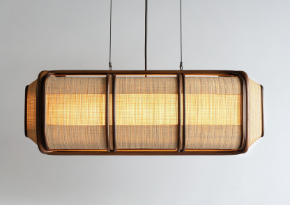 Wabi-sabi style rattan dining room chandelier, living room and bedroom bedside lamp, modern, simple, light luxury and high-end standing table lamp - Image 4
