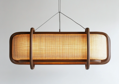 Wabi-sabi style rattan dining room chandelier, living room and bedroom bedside lamp, modern, simple, light luxury and high-end standing table lamp - Image 3